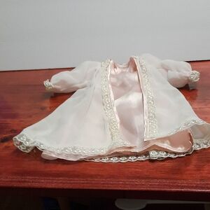 Elegant Pink and White Barbie doll Dress